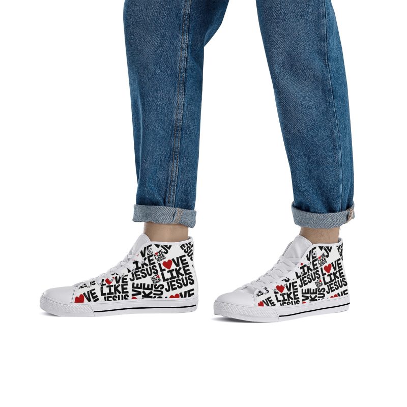Men's High Top Canvas Shoes - Image 16