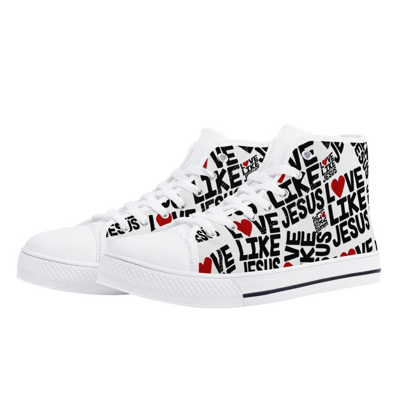 Men's High Top Canvas Shoes - Image 2