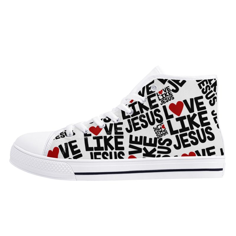 Men's High Top Canvas Shoes - Image 4