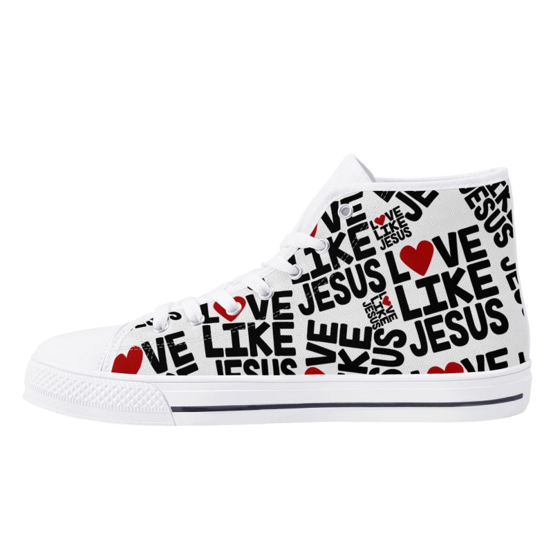 Men's High Top Canvas Shoes - Image 8