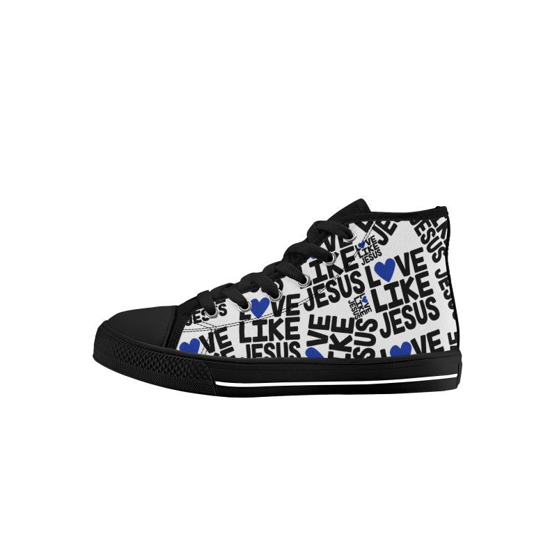 Kid's High Top Canvas Shoes - Image 13