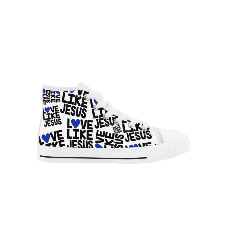 Kid's High Top Canvas Shoes - Image 6