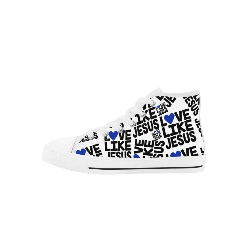 Kid's High Top Canvas Shoes - Image 7