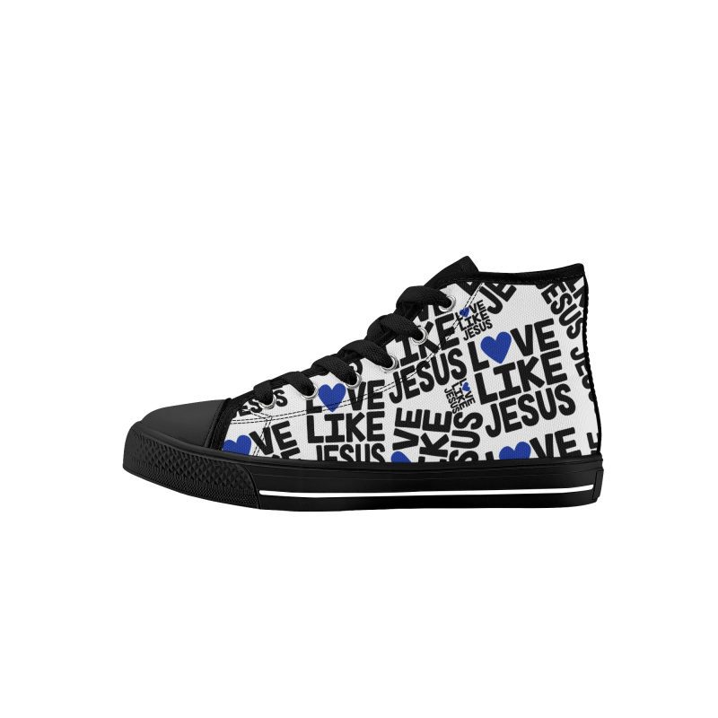 Kid's High Top Canvas Shoes - Image 15