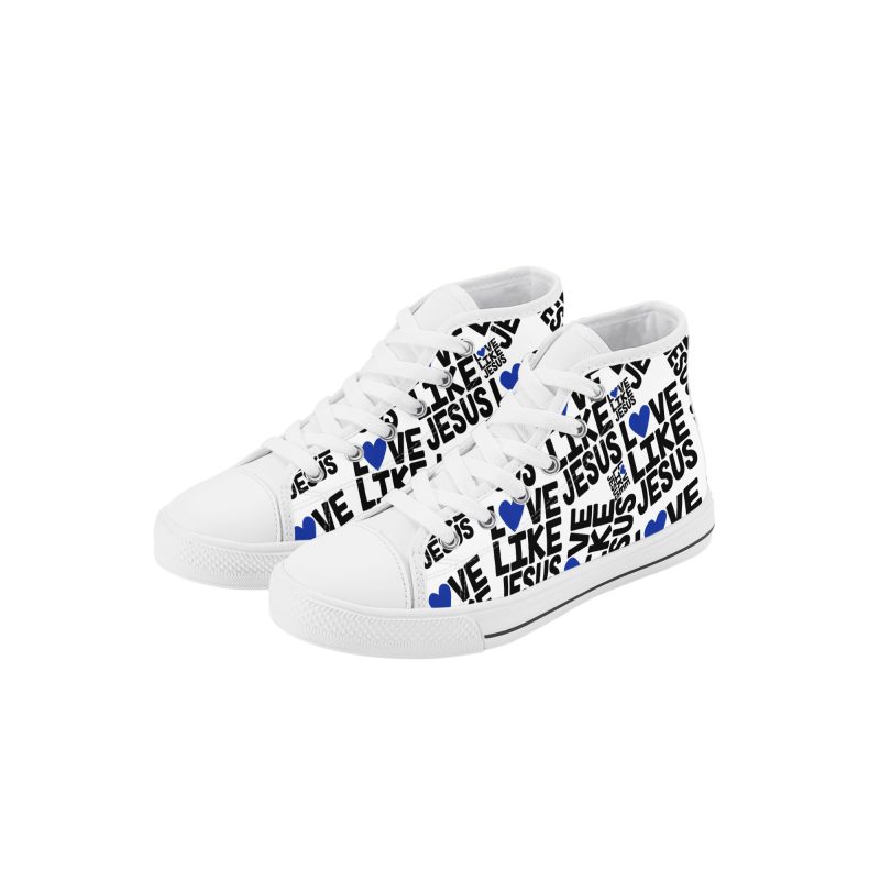 Kid's High Top Canvas Shoes - Image 4