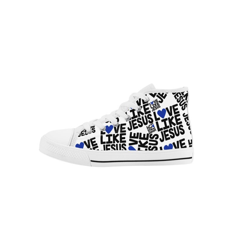 Kid's High Top Canvas Shoes - Image 5