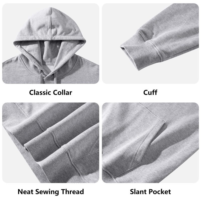 Front & Back Printing Adult Cotton Hoodie - Image 18