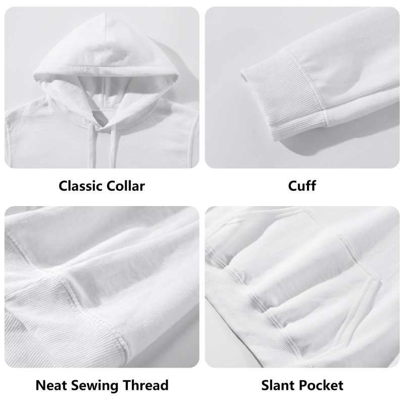 Front & Back Printing Adult Cotton Hoodie - Image 16