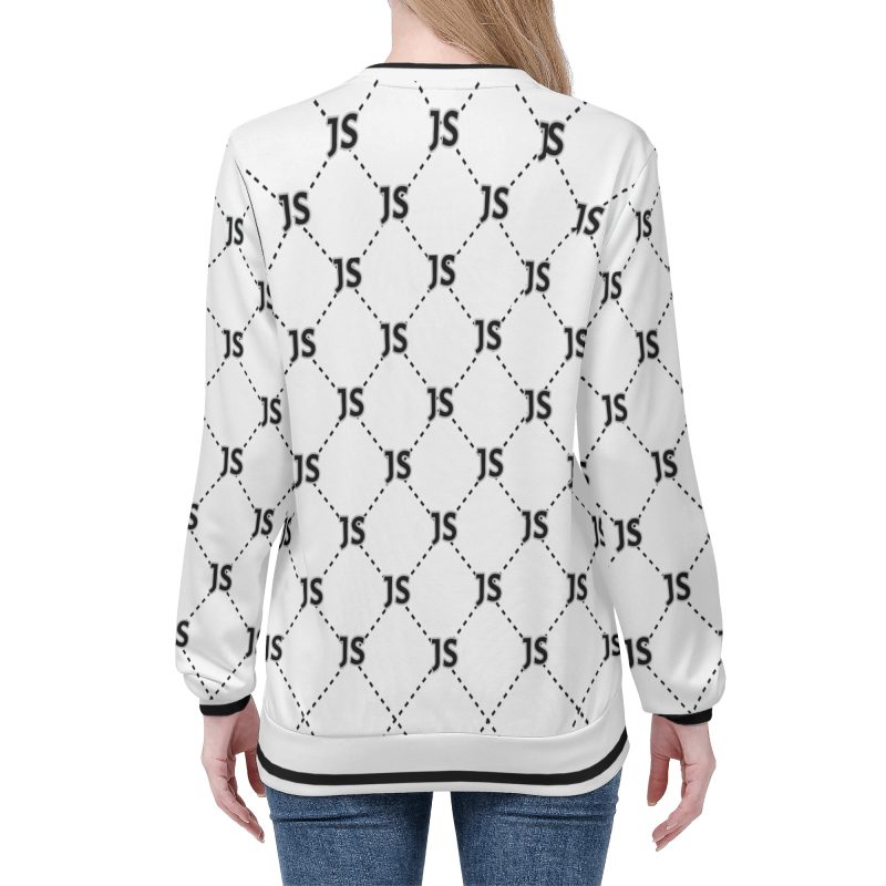 Women's All Over Print Sweater - Image 4