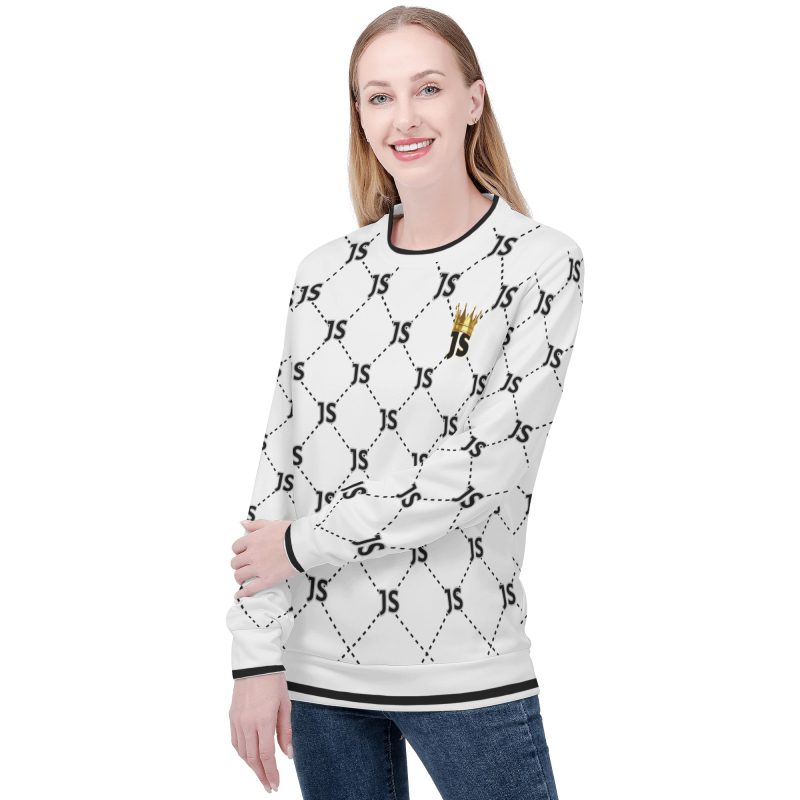 Women's All Over Print Sweater - Image 5