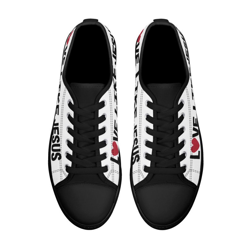 Men's Low Top Canvas Shoes - Image 15