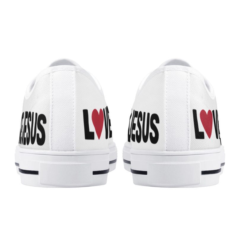 Men's Low Top Canvas Shoes - Image 7