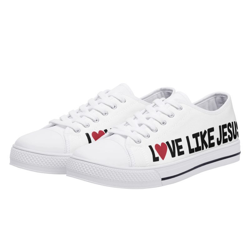 Men's Low Top Canvas Shoes - Image 8