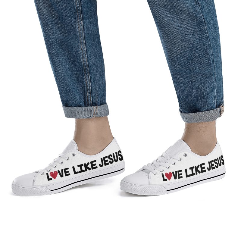 Men's Low Top Canvas Shoes - Image 9