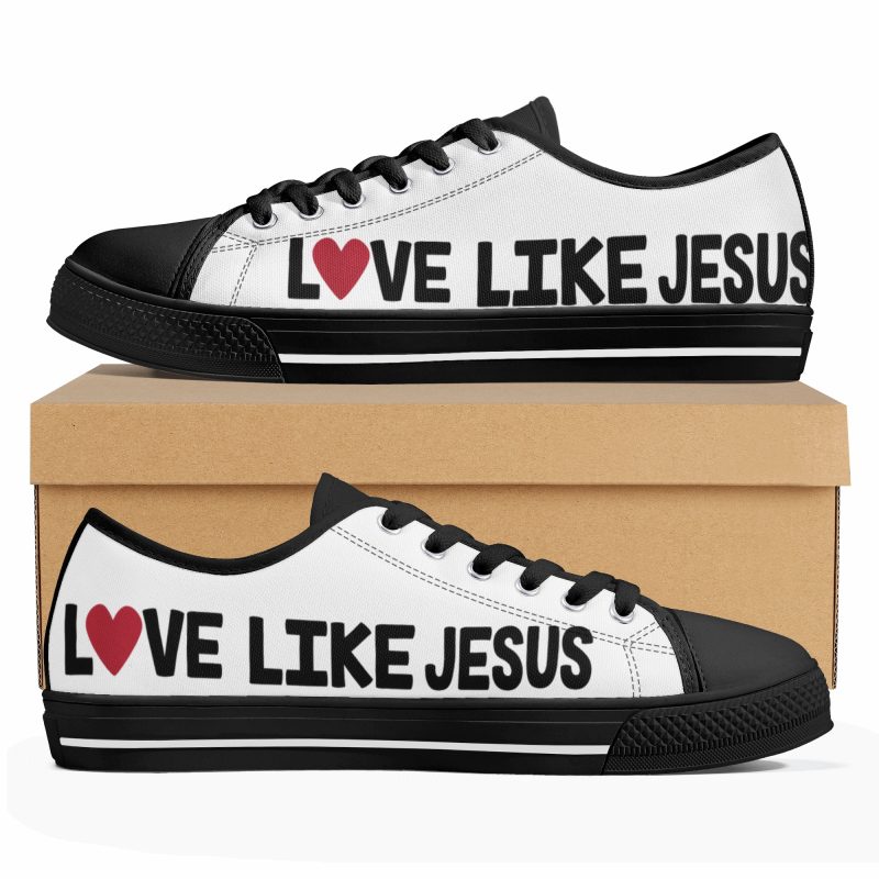 Men's Low Top Canvas Shoes - Image 10