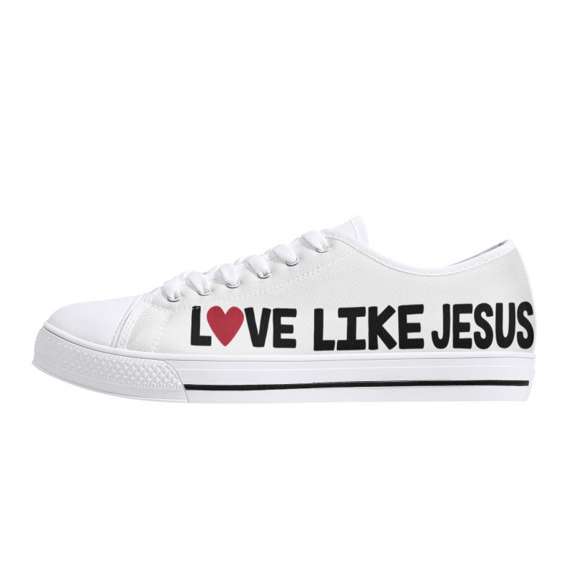 Men's Low Top Canvas Shoes - Image 2