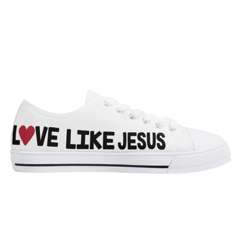 Men's Low Top Canvas Shoes - Image 3