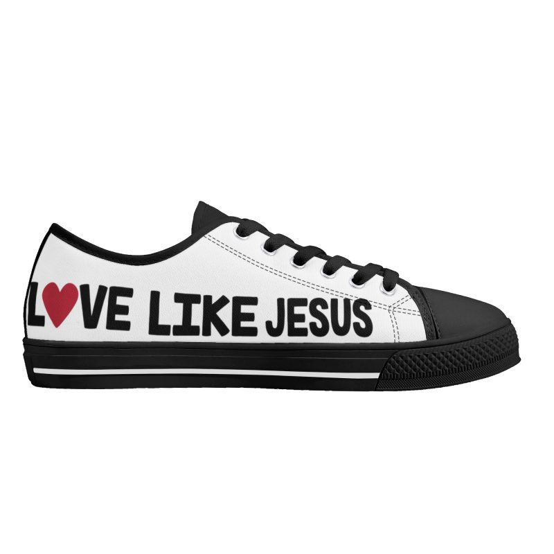 Men's Low Top Canvas Shoes - Image 12