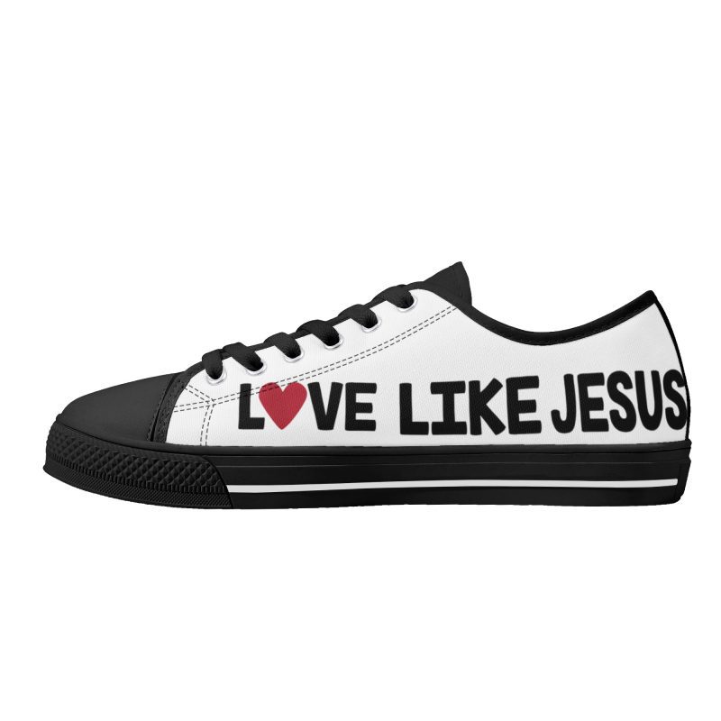 Men's Low Top Canvas Shoes - Image 13