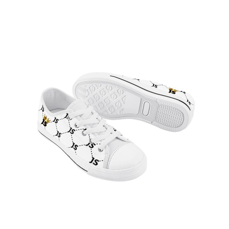 Kid's Low Top Canvas Shoes - Image 2