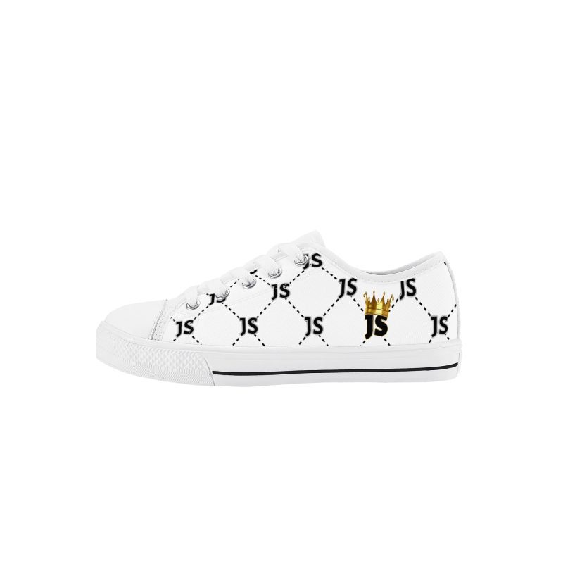 Kid's Low Top Canvas Shoes - Image 4