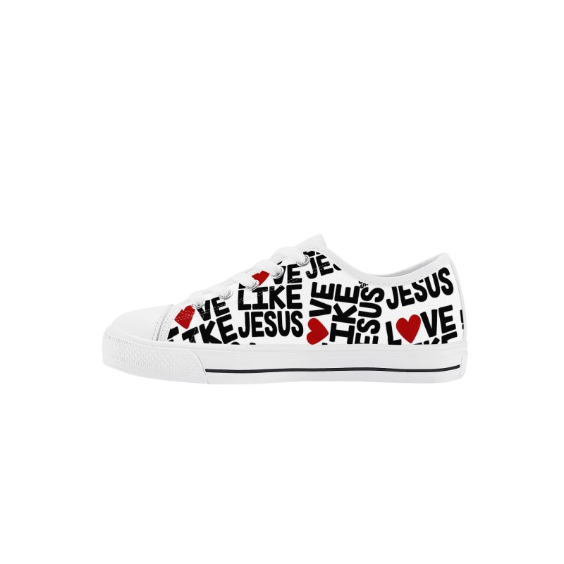 Kid's Low Top Canvas Shoes - Image 6