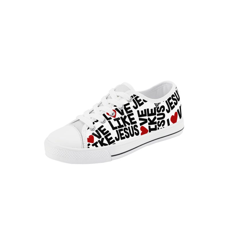 Kid's Low Top Canvas Shoes - Image 9
