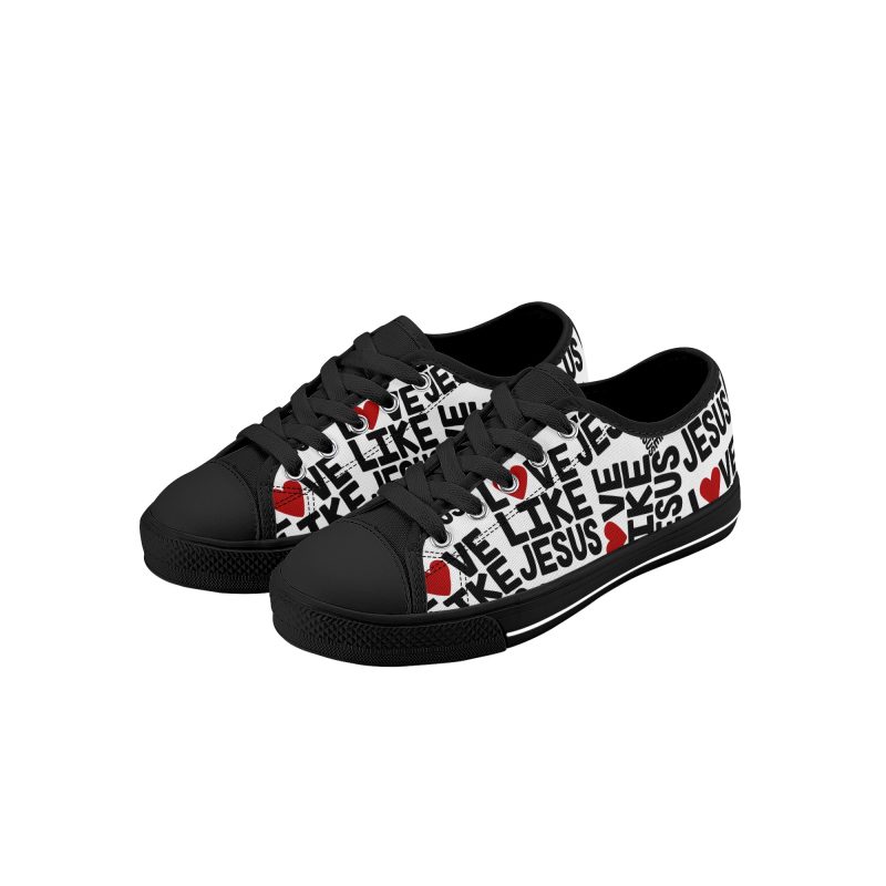 Kid's Low Top Canvas Shoes - Image 10