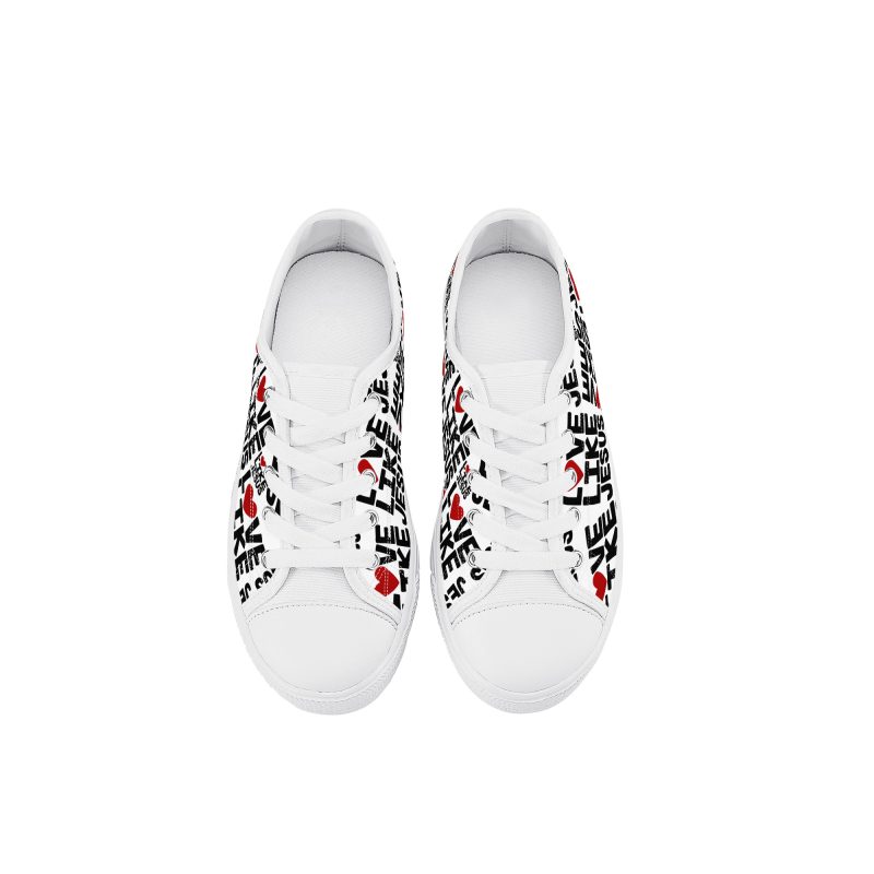 Kid's Low Top Canvas Shoes - Image 3