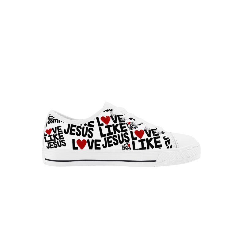 Kid's Low Top Canvas Shoes - Image 5