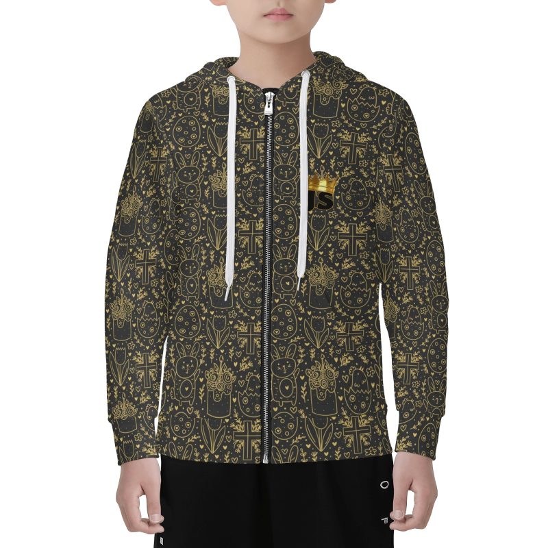 Children ALL Over Print Zip Hoodie - Image 3