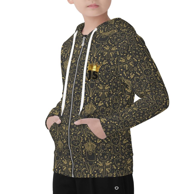 Children ALL Over Print Zip Hoodie - Image 5