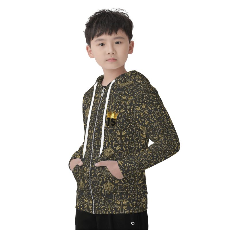 Children ALL Over Print Zip Hoodie - Image 6