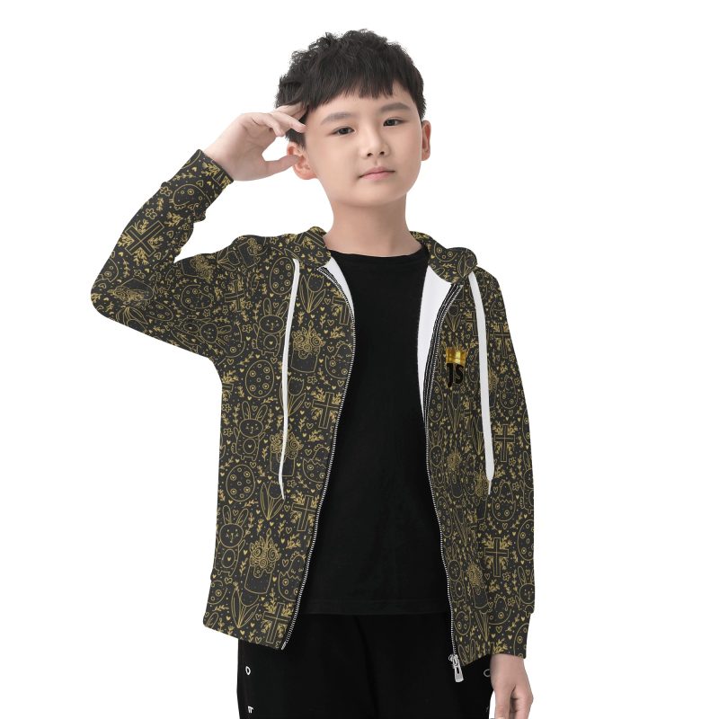 Children ALL Over Print Zip Hoodie - Image 7