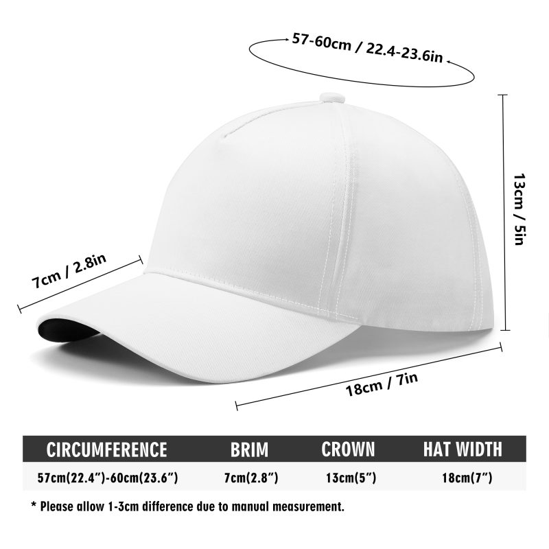 All Over Printing Baseball Caps - Image 9