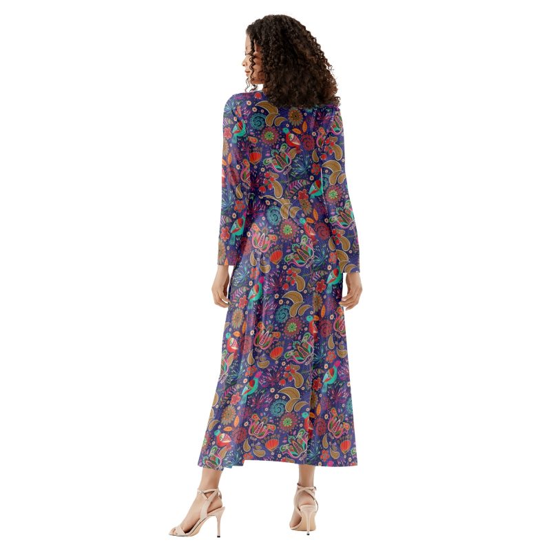 Women's Long Sleeve Dance Dress - Image 2