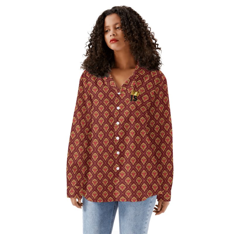 Women's Long Sleeve Button Down Shirt