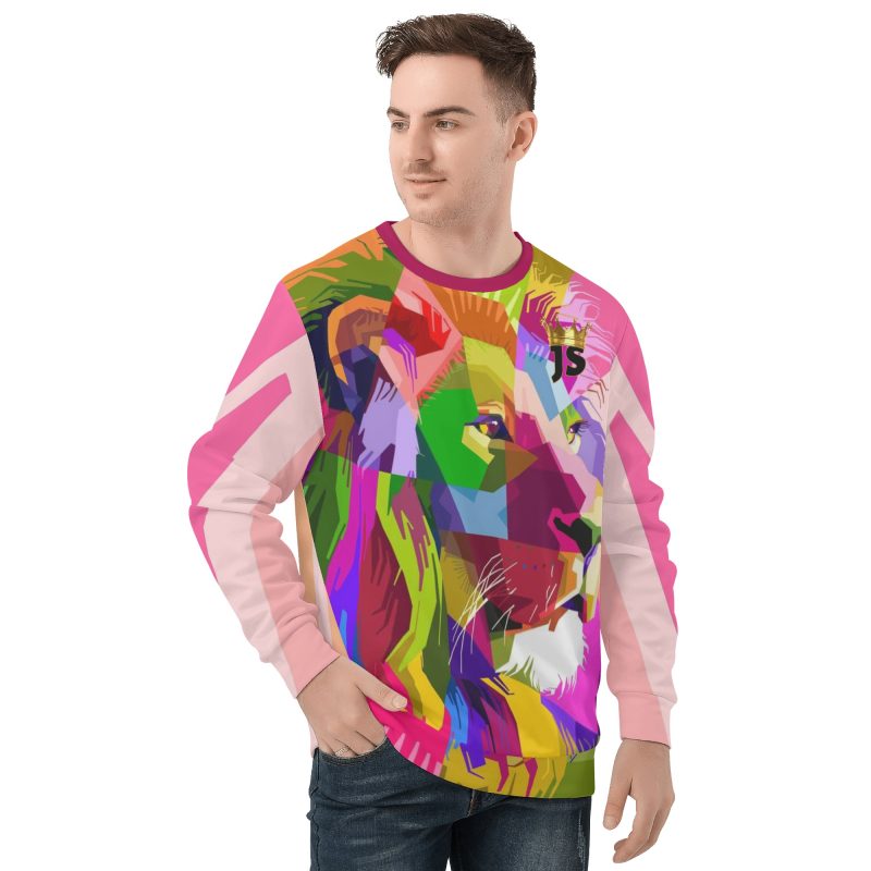 Men's All Over Print Sweater