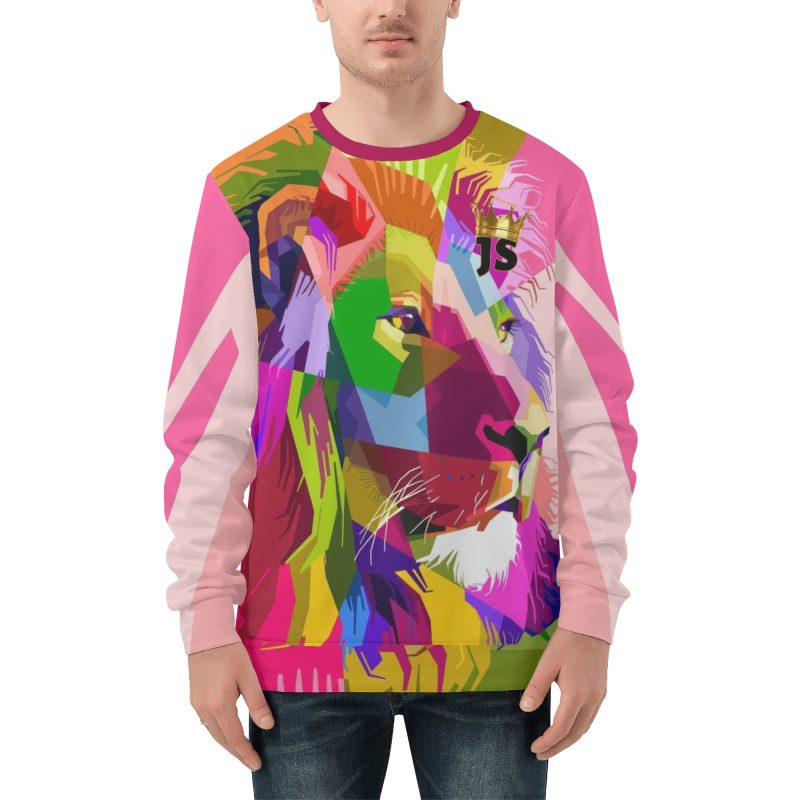 Men's All Over Print Sweater - Image 3