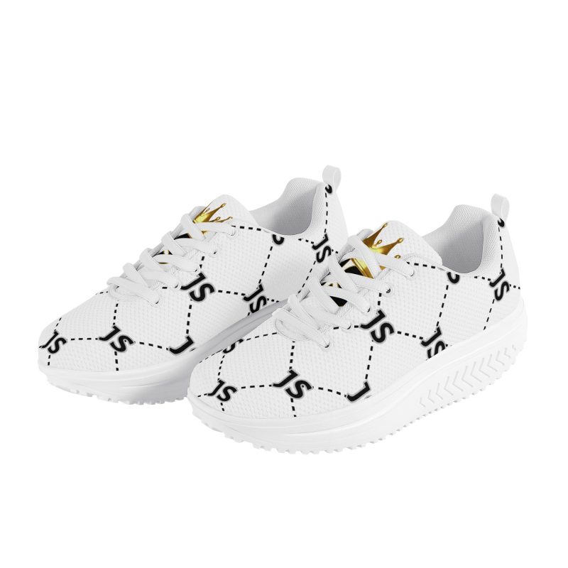 Women's Mesh Heightening Rocking Shoes - Image 7