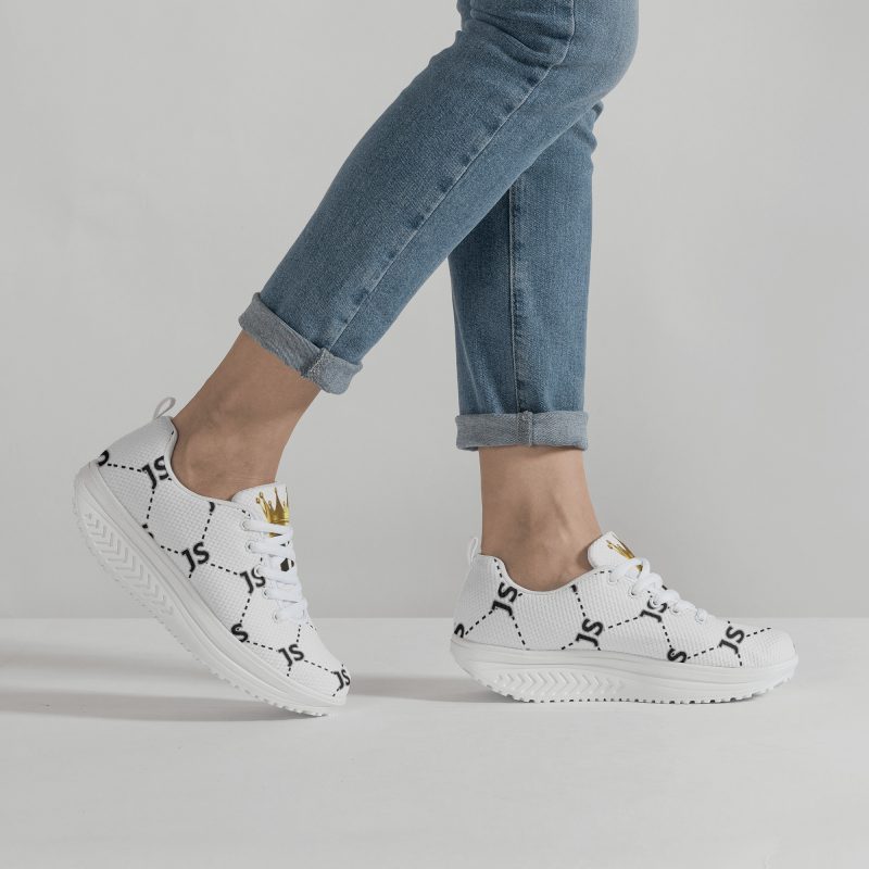 Women's Mesh Heightening Rocking Shoes - Image 9