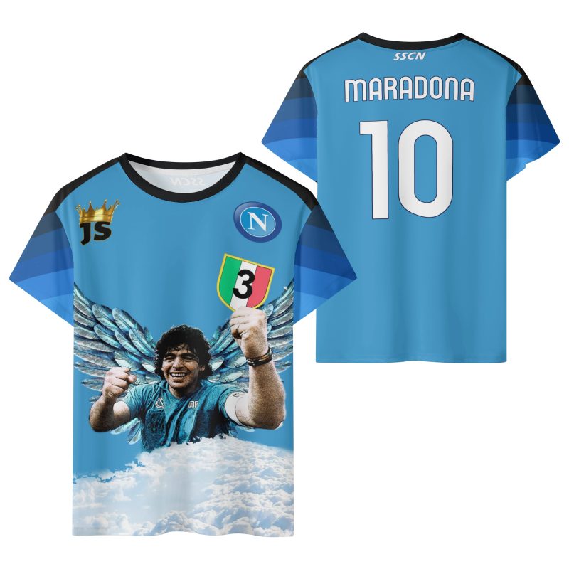 T-shirt Scudetto Napoli stagione 2022/2023 - per Ragazzi e Adulti by JesuStyle - Image 5