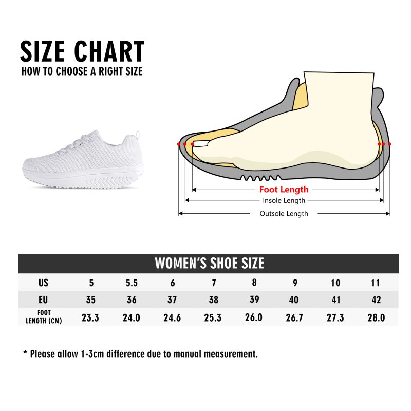Women's Mesh Heightening Rocking Shoes - Image 11